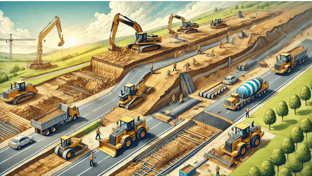 Movimiento de Tierra para Pavimentos: Desde el Corte hasta la Subbase