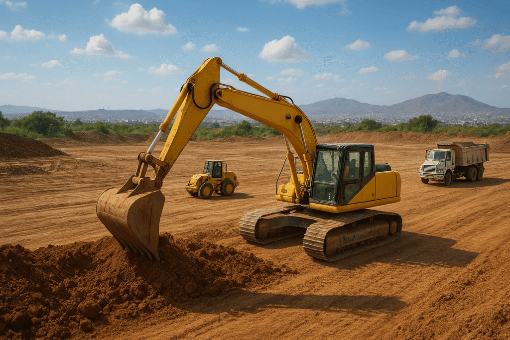 Corte y relleno de terrenos