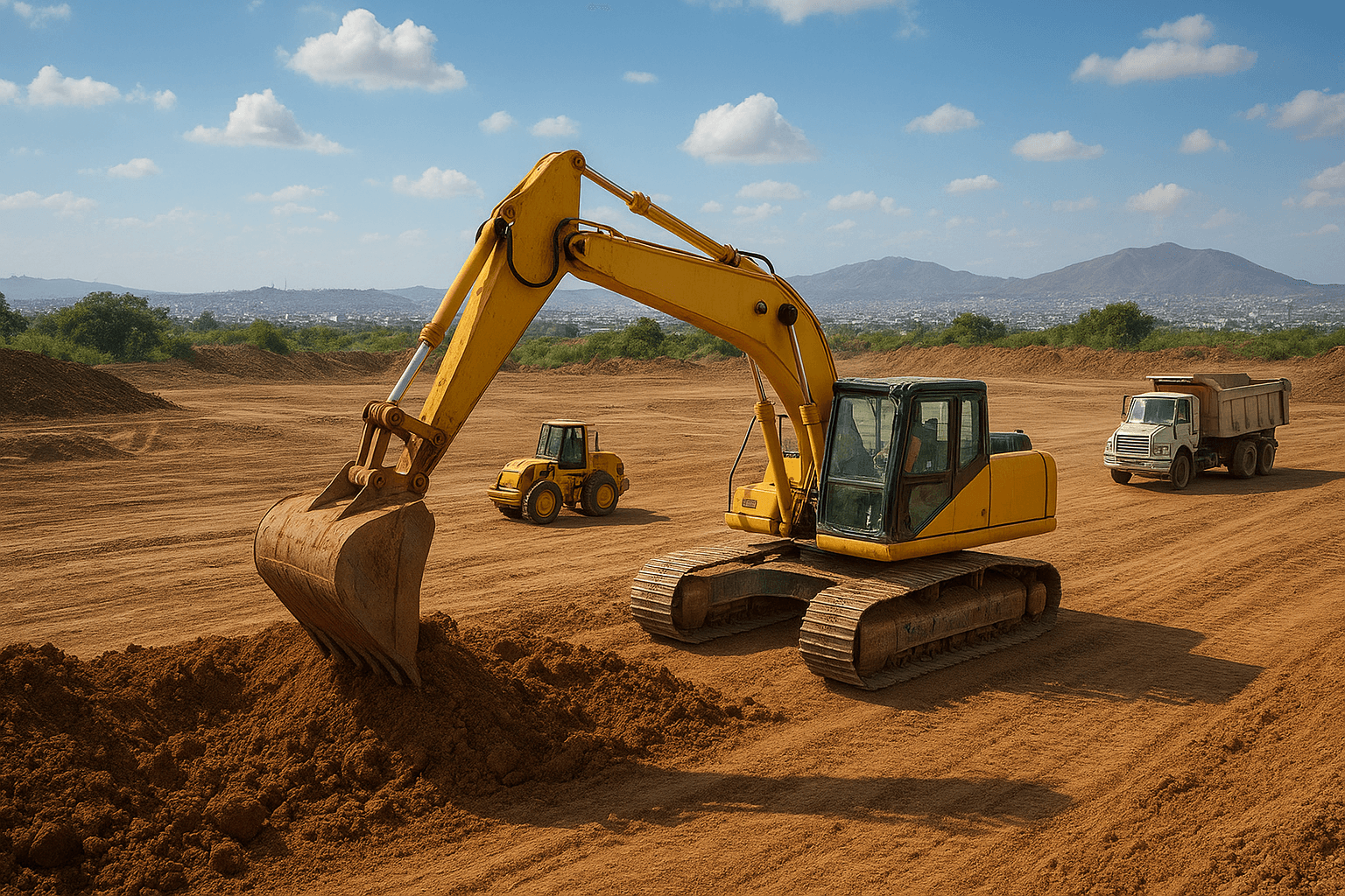 Corte y relleno de terrenos